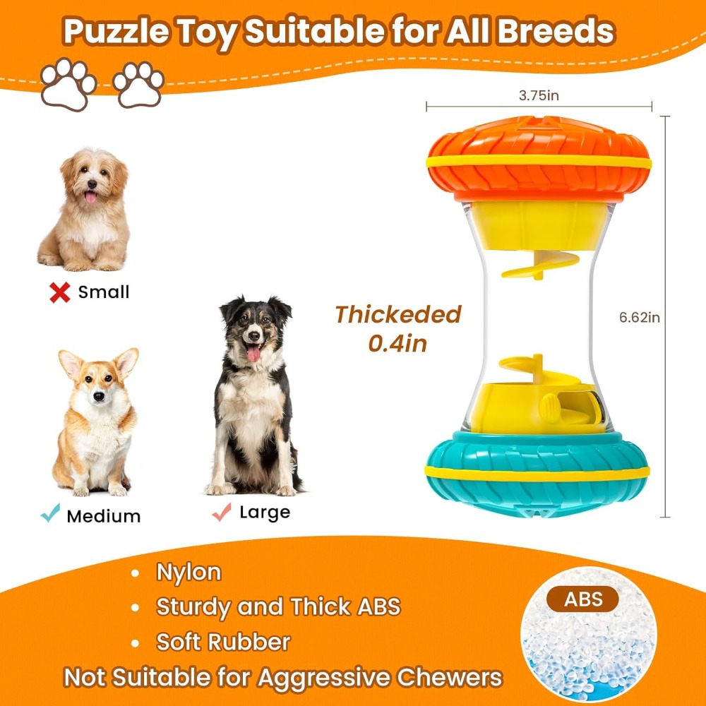 Quiet Rolling Treat Dispensing - огляд і ціна Rubber Treat Dispensing Dog Toy
