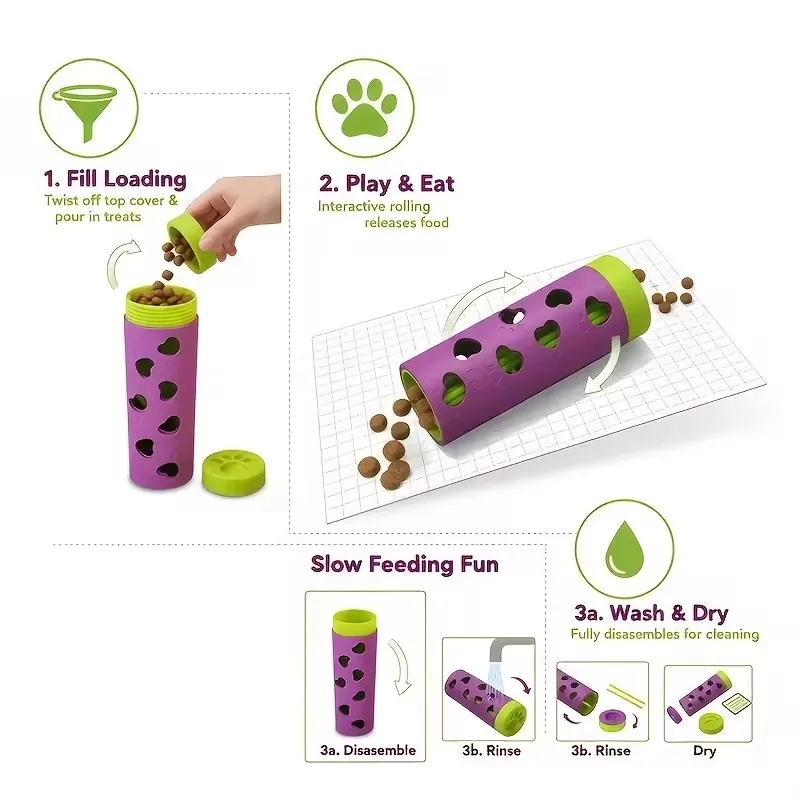 Rubber Treat-Dispensing Toy Fo - огляд і ціна Rubber Treat Dispensing Dog Toy