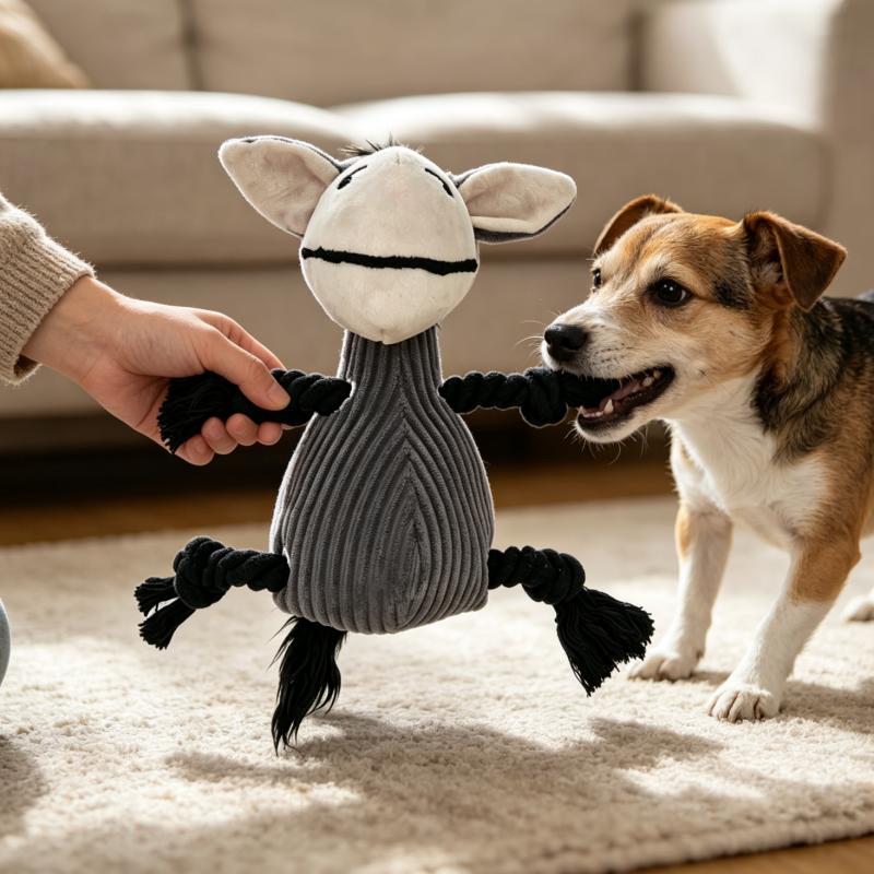 Pet Donkey Cartoon Plush Play  - огляд і ціна Indestructible Dog Chew Toy