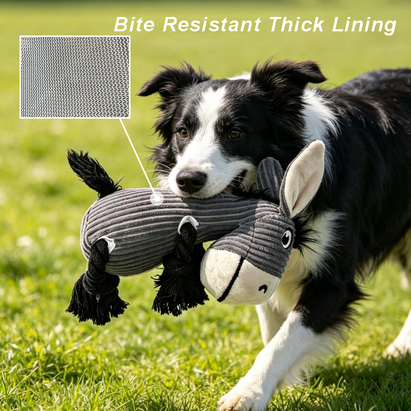 Pet Donkey Cartoon Plush Play  - огляд і ціна Indestructible Dog Chew Toy