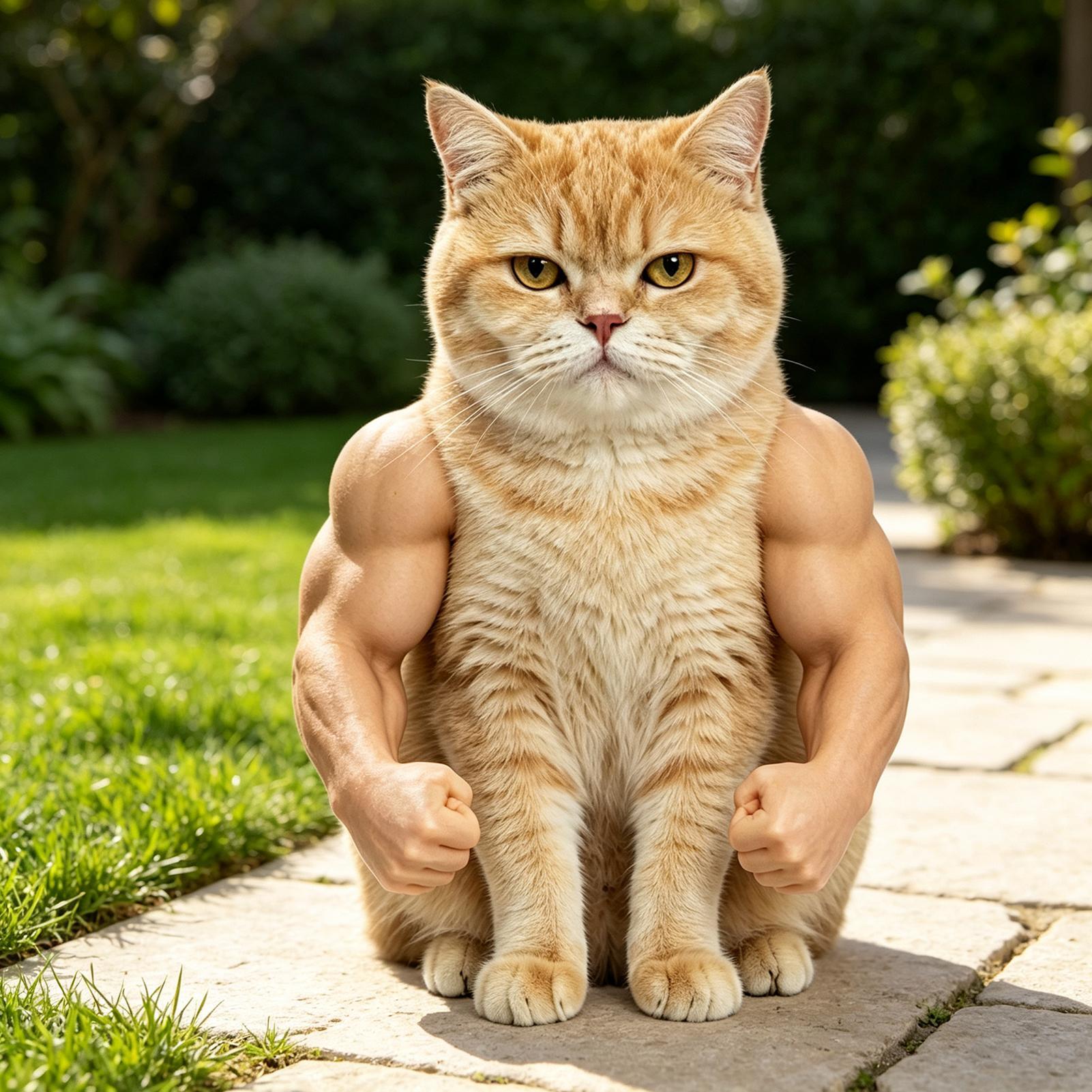 Funny Cat Muscle Arm 3D Printe - огляд і ціна Interactive Squeaky Plush Dog Toy