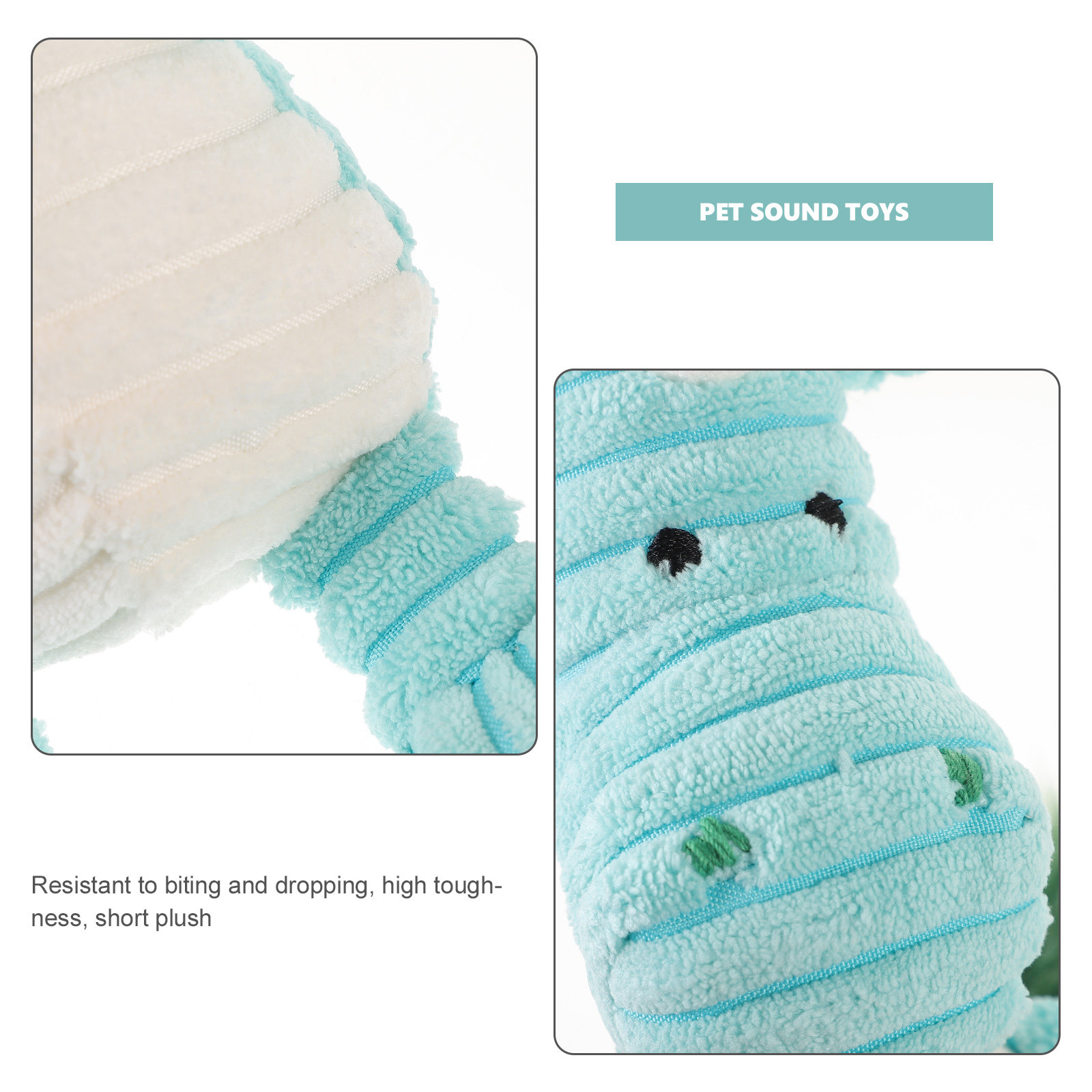 Striped Unicorn Plush Squeaky  - огляд і ціна Flying Disc Dog Training Toy