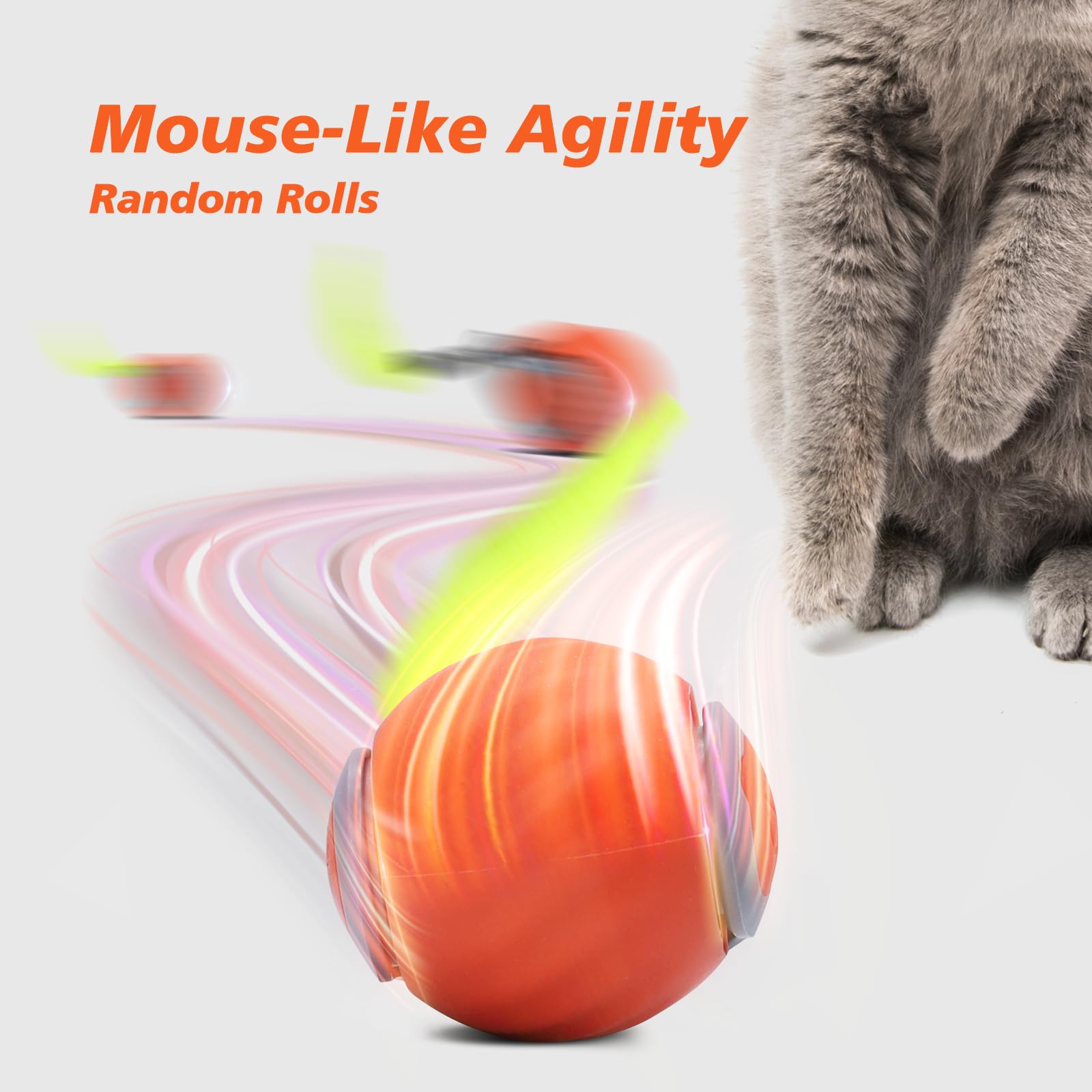 Cat Interactive Ball Toys Auto - огляд і ціна Automatic Moving Dog Ball