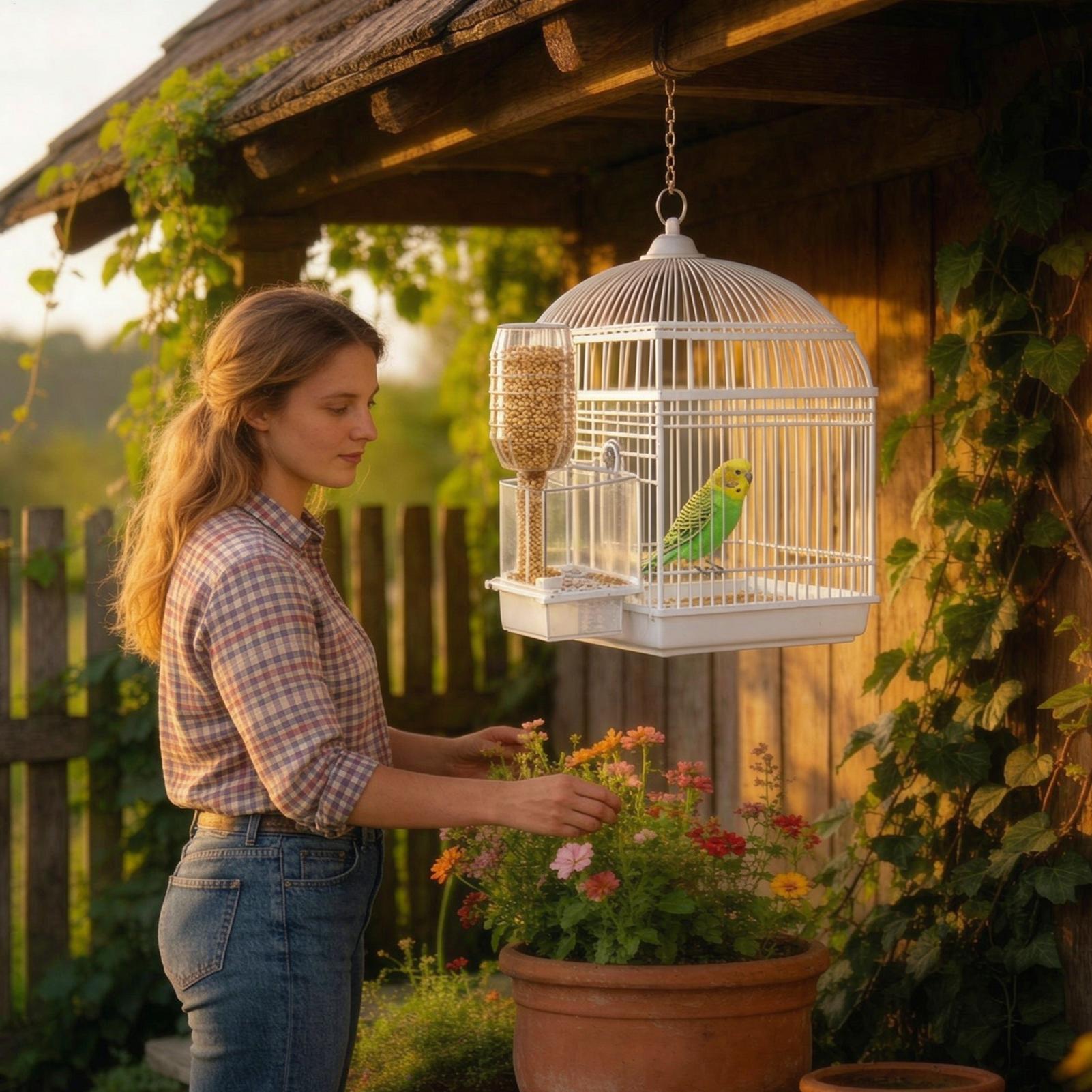 Automatic Bird Feeder For Cage - огляд і ціна Pet Feeders