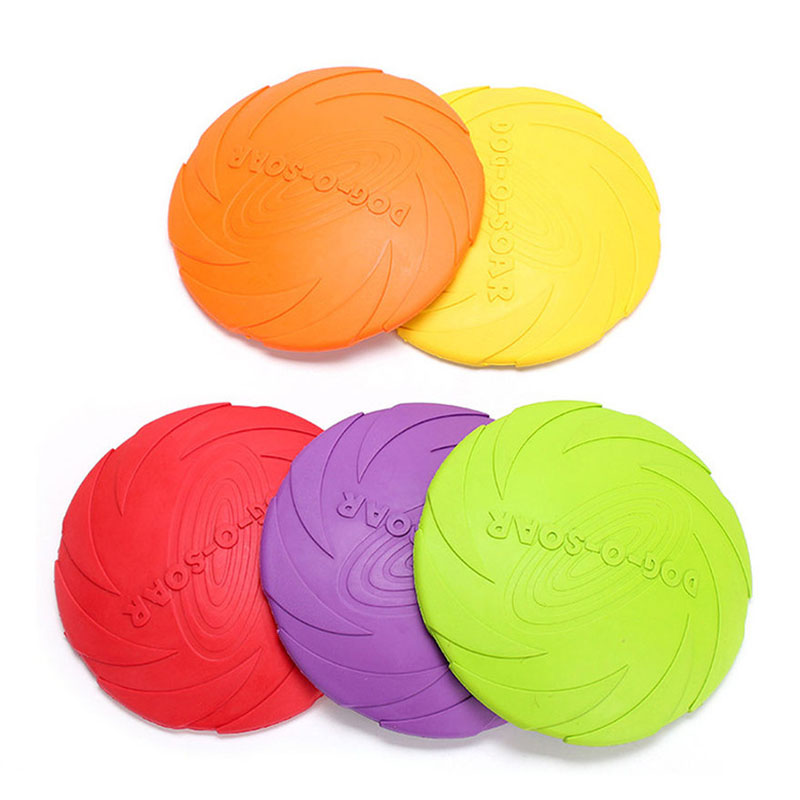 Rubber Pet Dog Flying Discs Sa - огляд і ціна Flying Disc Dog Training Toy