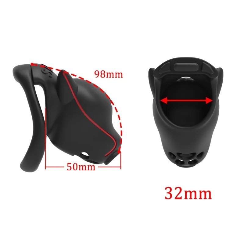 Male Chastity Cage Upgrade Dog - огляд і ціна Dog Toys