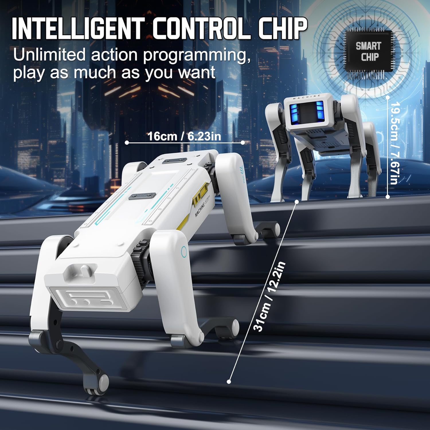 RC Mechanical Dog Multifunctio - огляд і ціна Interactive Squeaky Plush Dog Toy