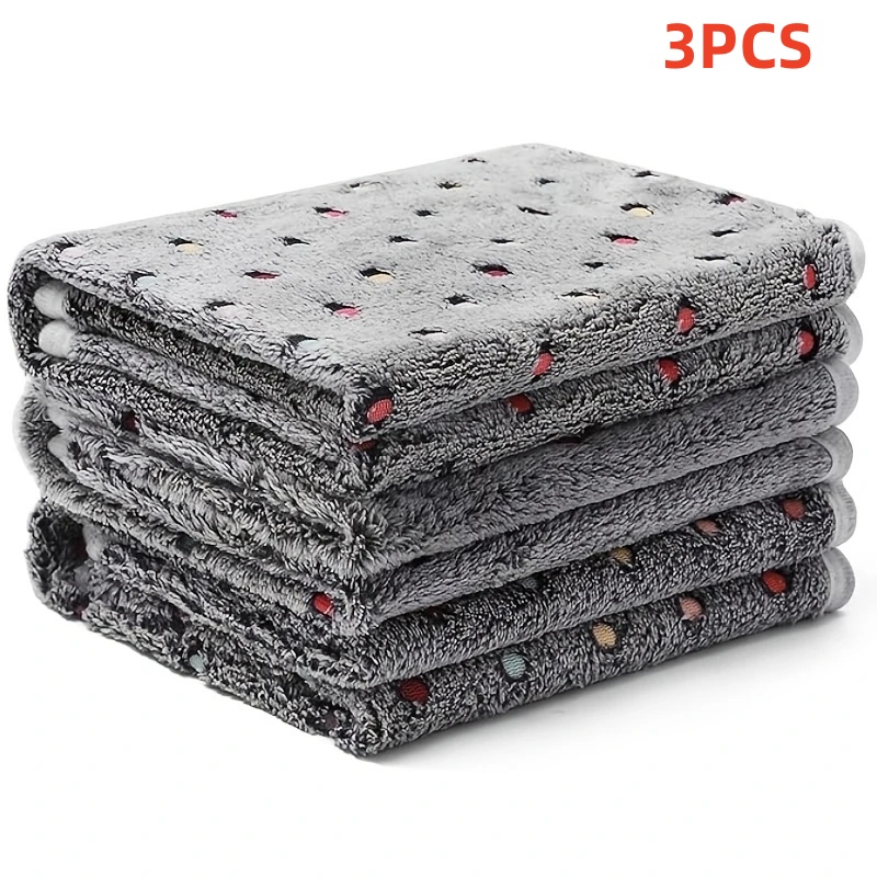 3PCS Soft Fluffy Pet Blanket C - огляд і ціна Pet Beds