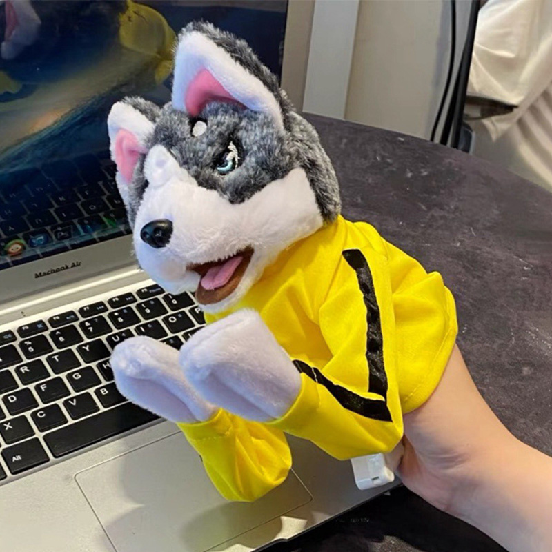 Kid Kung Fu Husky Gloves Toy F - огляд і ціна Interactive Squeaky Plush Dog Toy