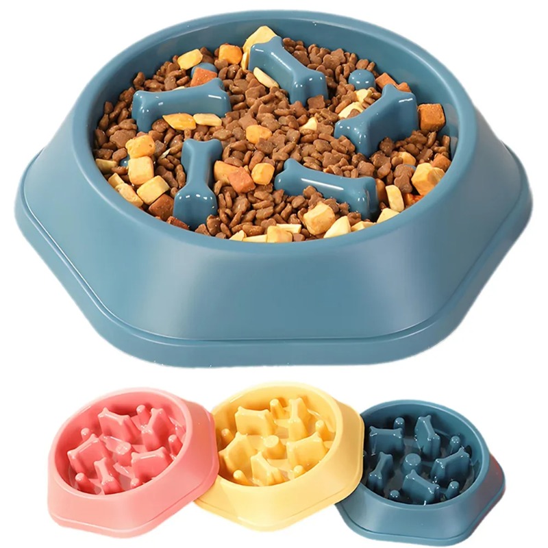 1Pc Slow Feeder Dog Bowl Anti- - огляд і ціна Dog Puzzle Feeder Toy